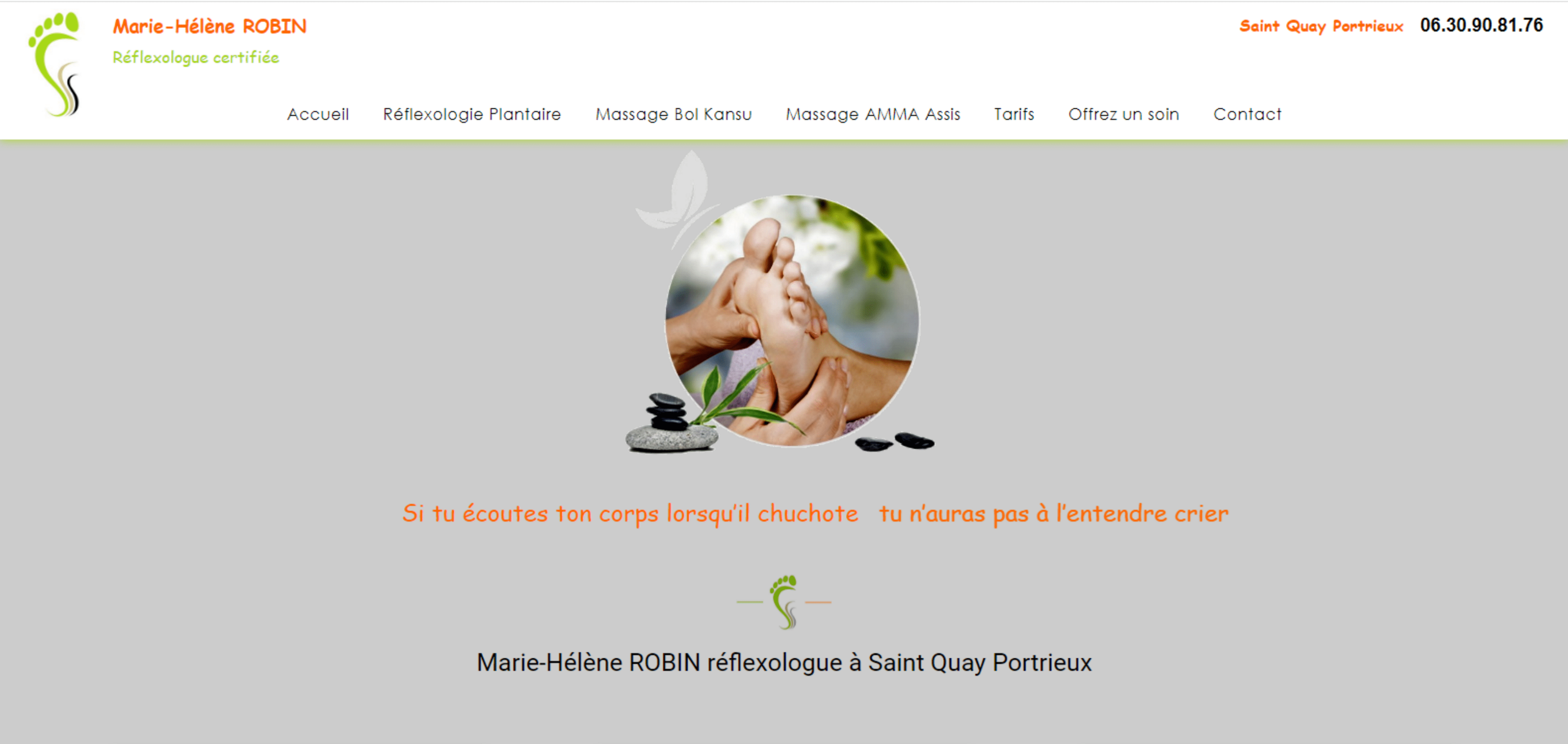 accueil reflexologie